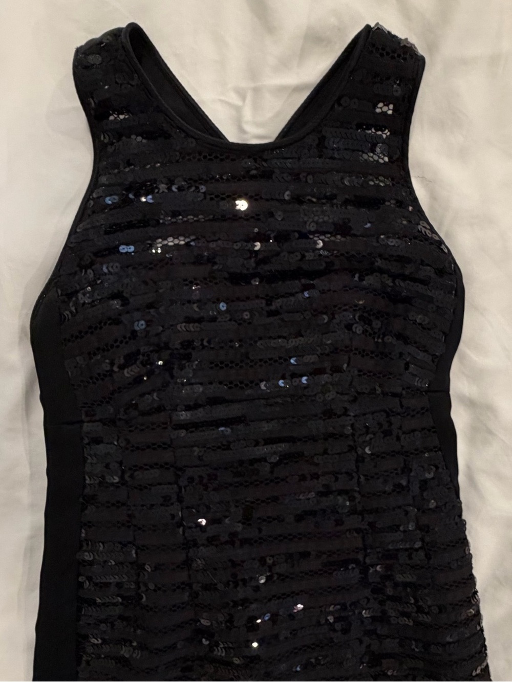 Black Sequin cocktail Dress